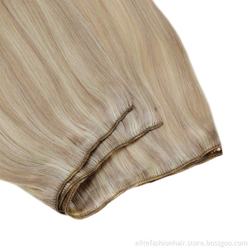 Wholesale Hair Weft bundles 12-30 inch 100g virgin European human Hair Weft Extensions double drawn Human Hair weft Extensions